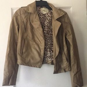 Faux Leather Jacket
